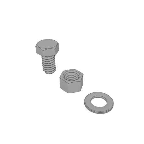 Hex Bolt & Nut Set