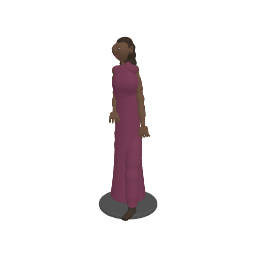 Runway Fashion Model