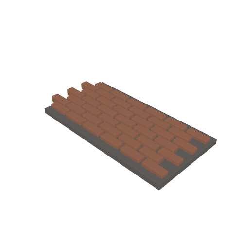 SDF Running-Bond Brick Wall